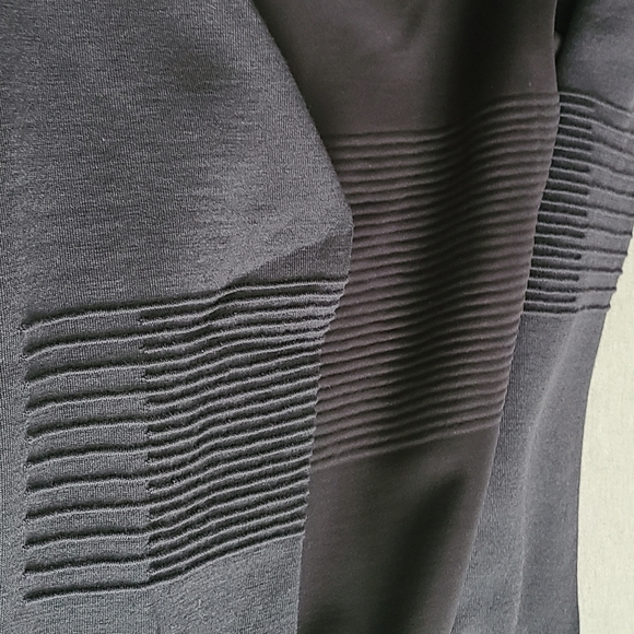 ADIDAS®ADI PURE 🏷️NWT Clean Bonded Sweater/Jacket Blk & Grey Full Zip LUXE M - Picture 12 of 14